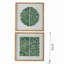 Ensemble d'art mural 23,5 "x 23,5" Elos