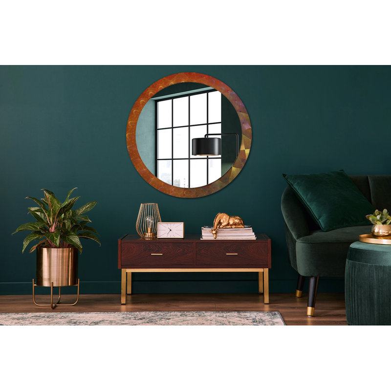 Huldar Glass Flat Wall Mirror