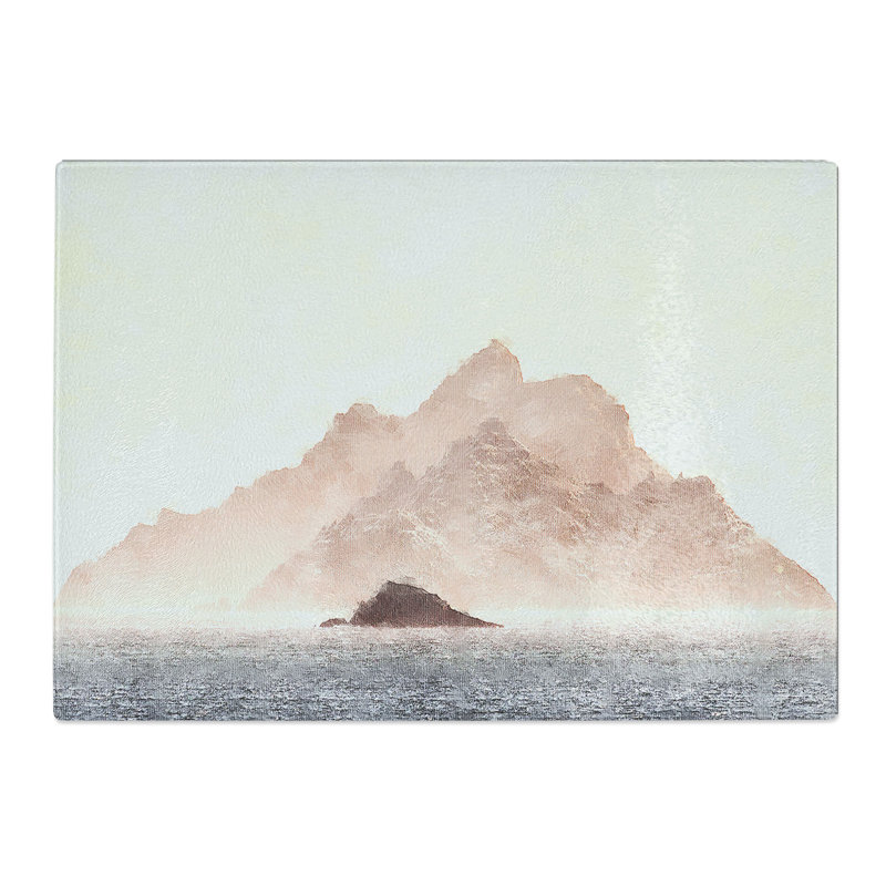 Tempered Glass Skellig Islands in County Kerry Ireland Chopping Board, 28.5 cm x 39 cm