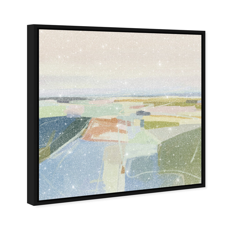Almost There Print by Oliver Gal, 13" H x 13" W, Black Floater Frame