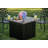 Harper by Endless Summer, 30" Square LP Gas Outdoor Fire Pit with Faux Wood Mantel