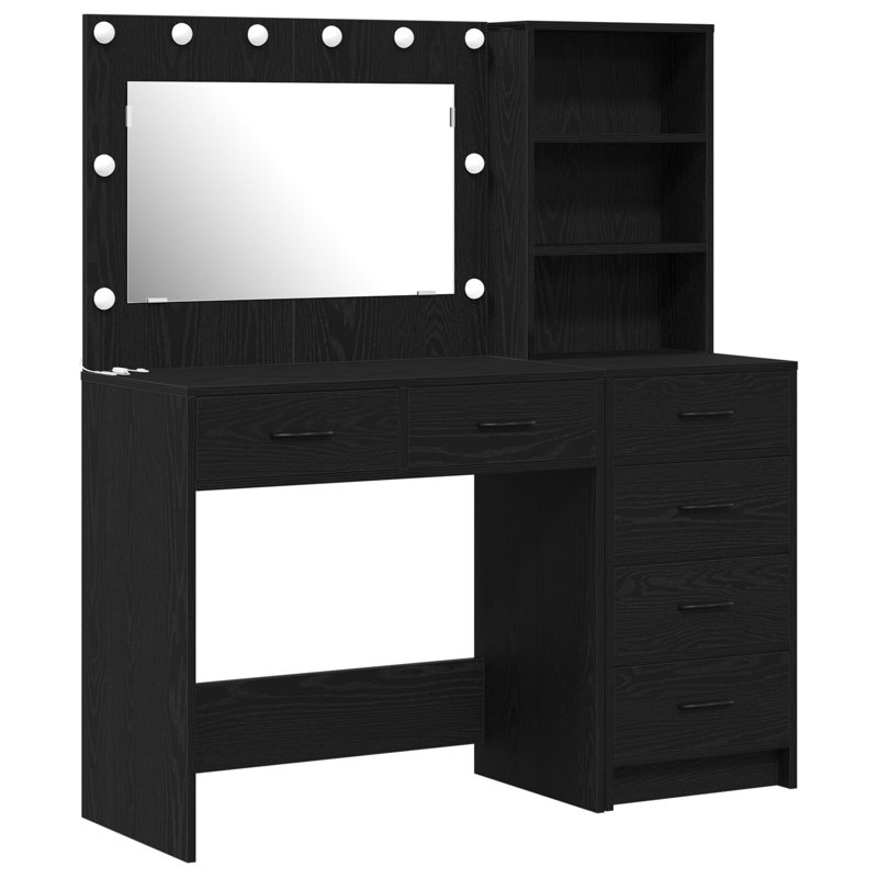 40cm Sideboard, Black Oak