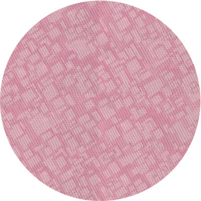 Tapis de zone rose à motif