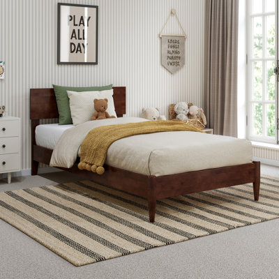 Amandaleigh Solid Wood Panel Bed