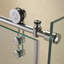  DreamLine Unidoor 35 - l 36 po x H 72 po sans cadre porte de douche à charnière avec tablettes en bronze huilé-122746488-124542750