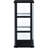 3 - Shelf Black Glass Curio Cabinet With Tempered Glass, Providing Ample Storage In Living Areas, 14.09 Inches Deep A Clear Door, Adding Modernity To Your Primary Space, 33.5H X 16.71W 14.09D