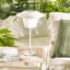 White Solar Outdoor Table Light