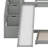 Stairway Twin Over Twin Bunk Bed With Two Drawers And Slide-101716719