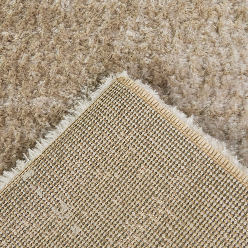 Tapis crème abstrait moderne Eghosa, Rectangle 5 pi 3 po x 6 pi 12 po