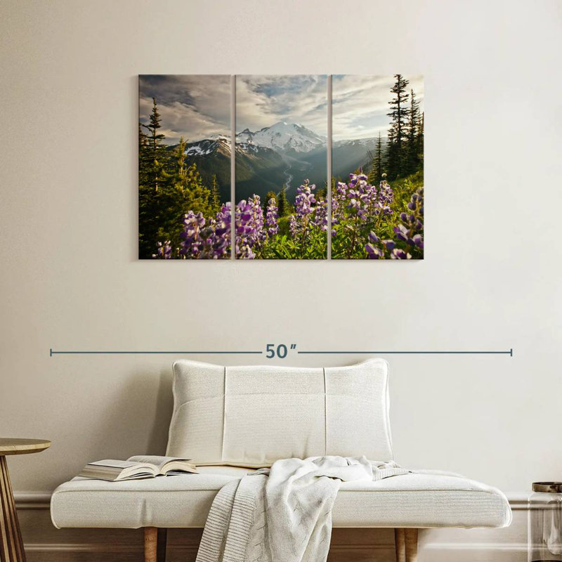 Alvord Mt. Rainier, H 24 po x l 38 po