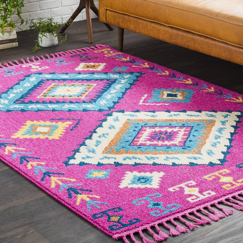 Tapis bleu marine / bleu ciel Alcantara, Rectangle 9 pi 3 po x 12 pi 1 po