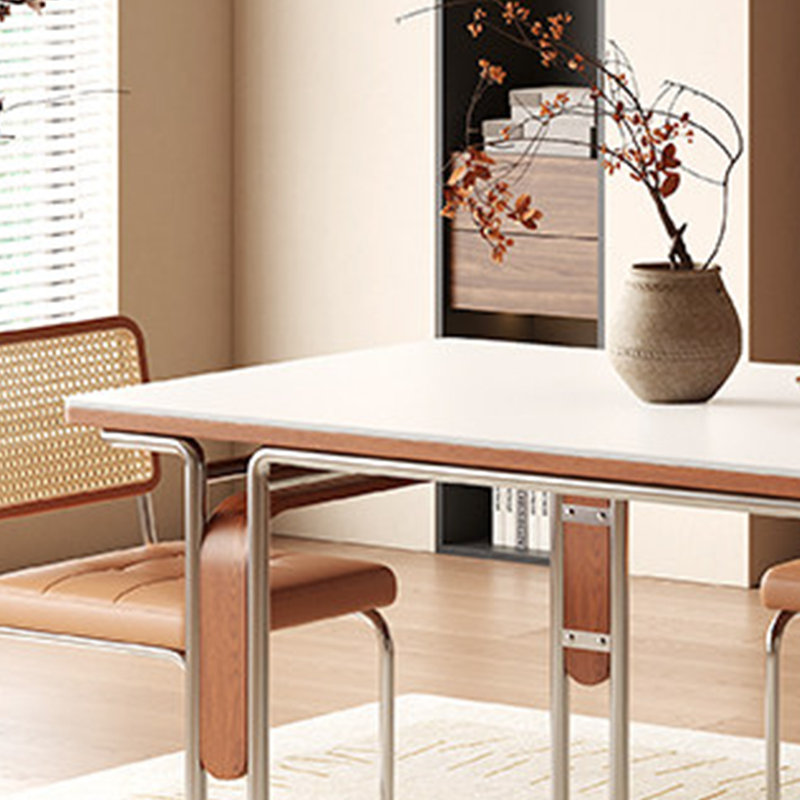 Table à manger exquise et sophistiquée, 7 pièces : table, 6 chaises, H 29,52 po x l 55,11 po x P 31,49 po