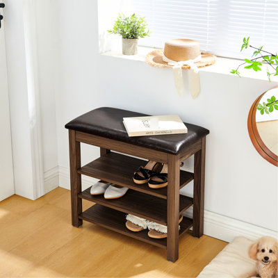Petit banc à langer avec tablettes