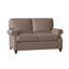 Causeuse à accoudoirs roulés en cuir véritable 59 po West Haven-819241957-819241879-819241875