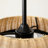 21" Rattan Boho Ceiling Fan with LED Light and Remote Control Included