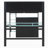 Wood Bed With Height-Adjustable Desk,Wardrobe,Ample Storage Space,And RGB Light-1379693550