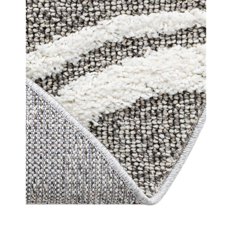 Abstract Indoor Rug, Round 3'3"