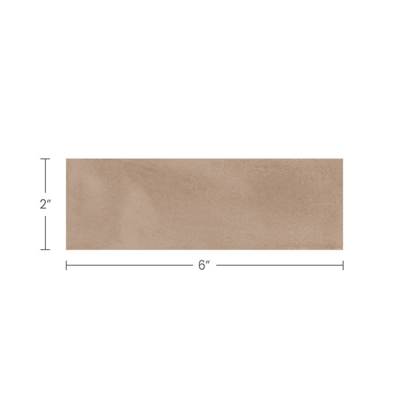 Ocre doré brillant 2X6, Beige
