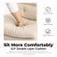 Fauteuil de bureau pivotant à 360 ° de grande taille avec roulettes