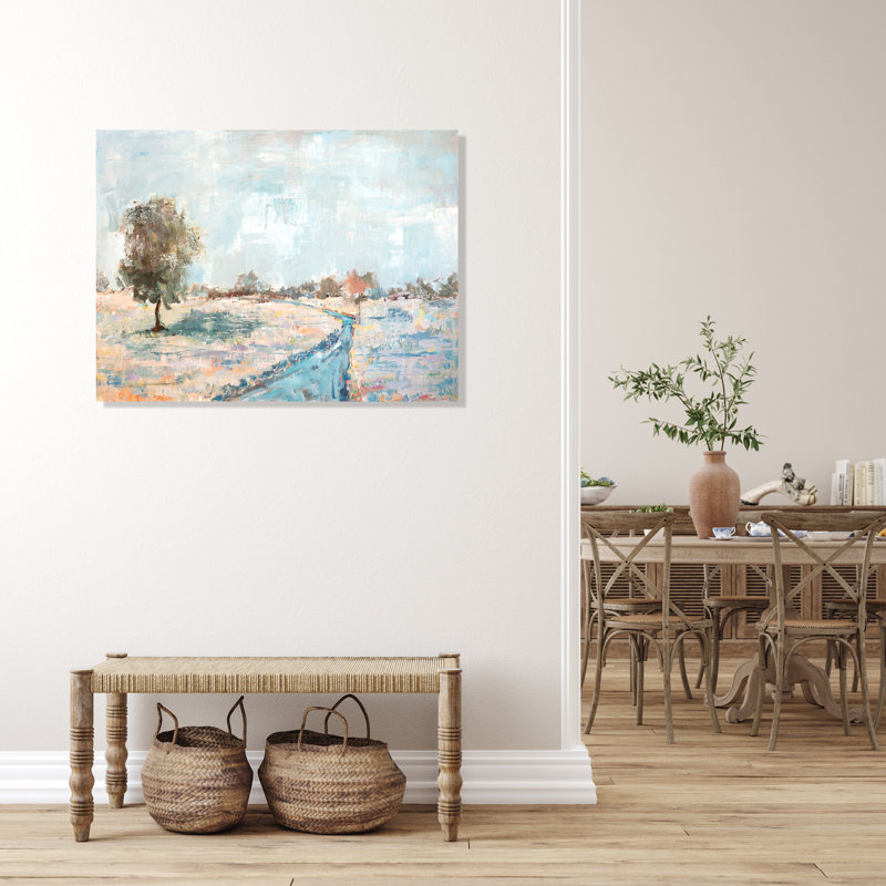 Landscape & Nature Print, 21.5" H x 25.5" W x 1.75" D, White Framed Canvas