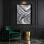 Abstrait art fluide sur toile grise 99-1545181445