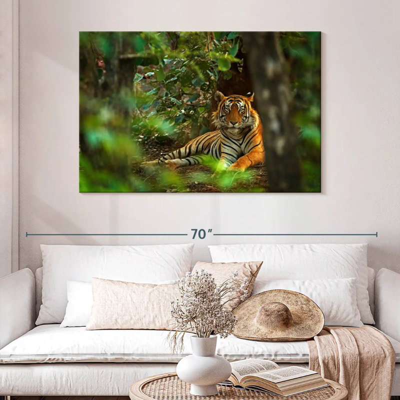 Brampt Indian Tiger, 32" H x 48" W