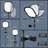 Video Conference Lighting For Zoom Meeting, Desk Lamps For Home Office, 30 Light Modes Desk Light, Ring Light For Desk With Flexible Stand & Memory Function For Zoom Lighting, Video Streaming, Drawing