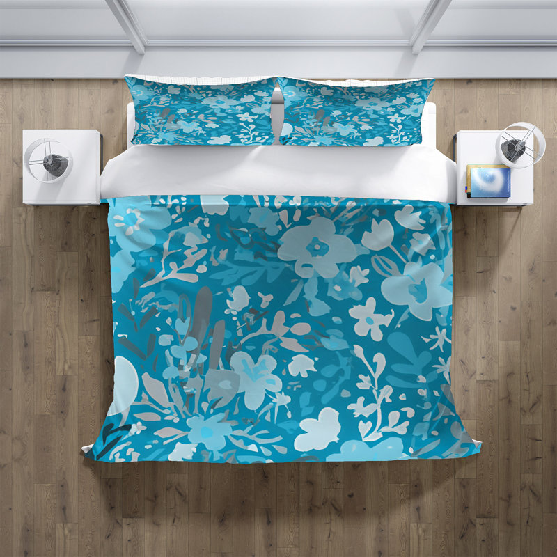 Duvet Cover, King Duvet Cover + 2 King Shams, Blue