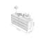 Commode 6 tiroirs Modern Modern