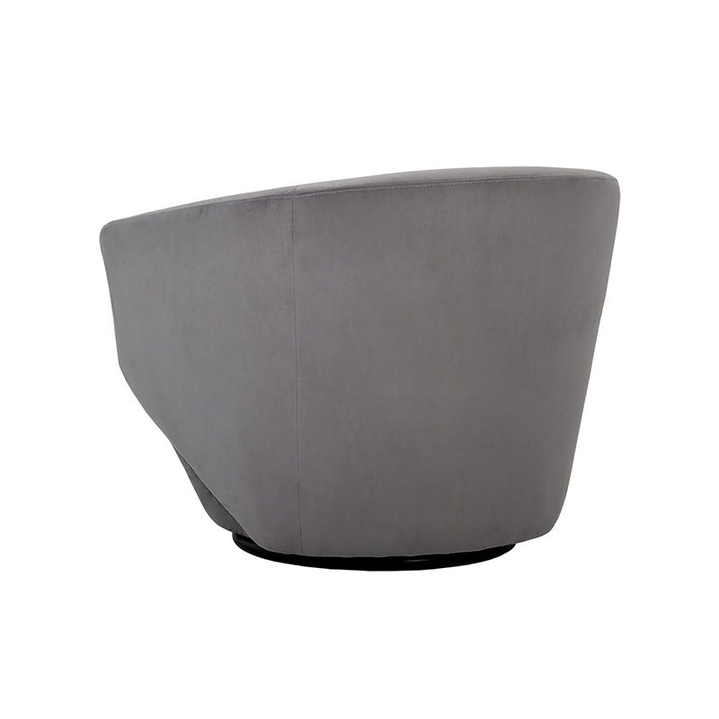Choncey Swivel Armchair, Gray