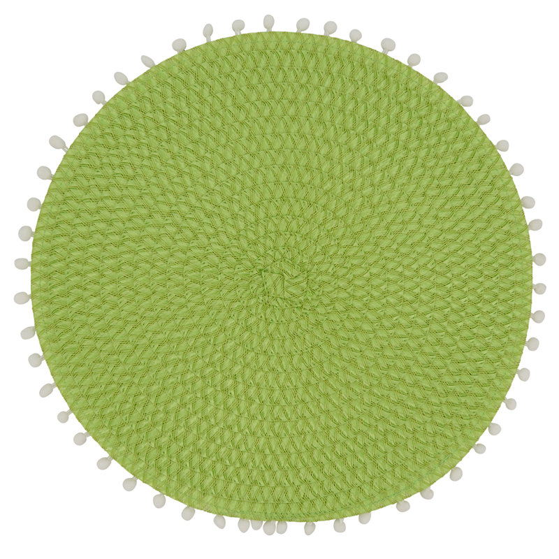 Napperon Mint Modern Pom Pom, Limette