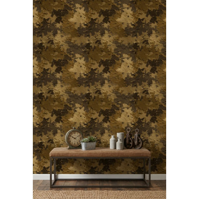 Peeling Paint papier peint camouflage abstrait amovible
