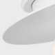 Hadaway Single Light Milk Glass Shade Flush Mount