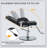 Classic Reclining Barber Chair With Heavy Duty Hydraulic Pump, 360° Rotation, And High-Load Capacity For Salon Use