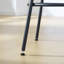 Ensemble de table de bar polyvalent et tabouret rembourré avec tablette, tabourets confortables avec dossier pour divers réglages