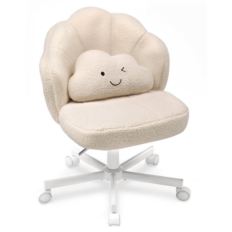 Office Chair, Beige Teddy
