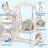 6 in 1 Toddlers Slide and Swing Set, Kids Slides w/Climber, Storage, Basketball Hoop, Ball, Suction Cup Reinforced-99010390