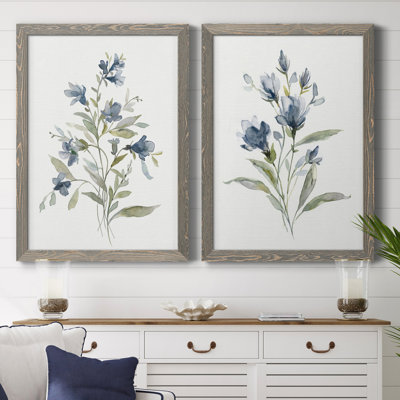 Linen Botanical III - ensemble de 2 reproductions d'art