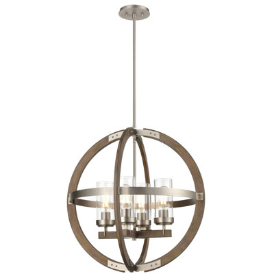 Apalachin 4 - Light Dimmable Globe Chandelier