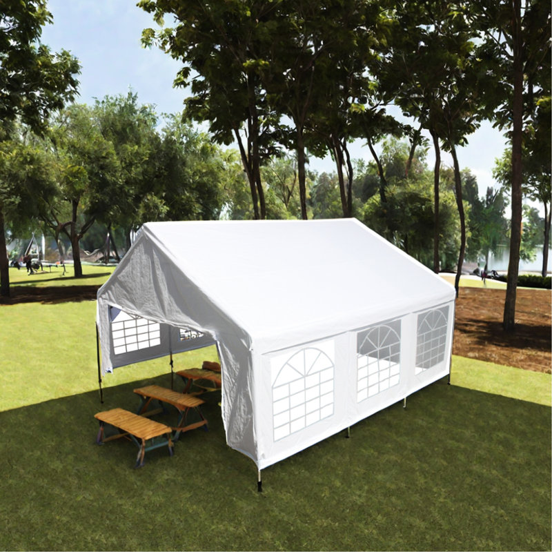Tente de réception extérieure 20X20 pieds - imperméable et facile à installer avec des sacs de rangement