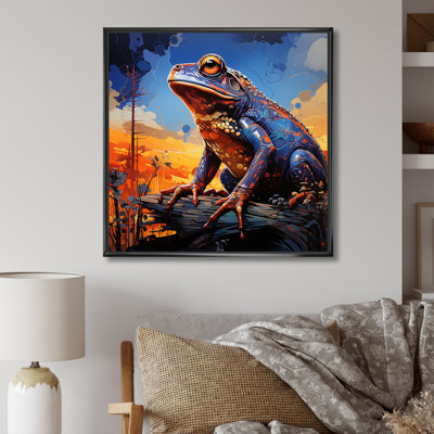 «Expressionist Frog Spirit II» sur toile