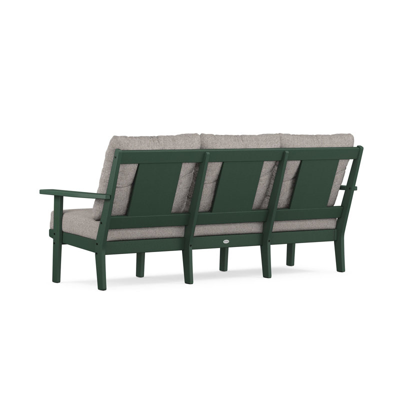 Prairie Deep Seating Sofa, Mahogany, Ash Charcoal