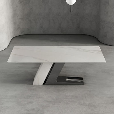 Rectangular Sintered Stone tabletop Dining Table