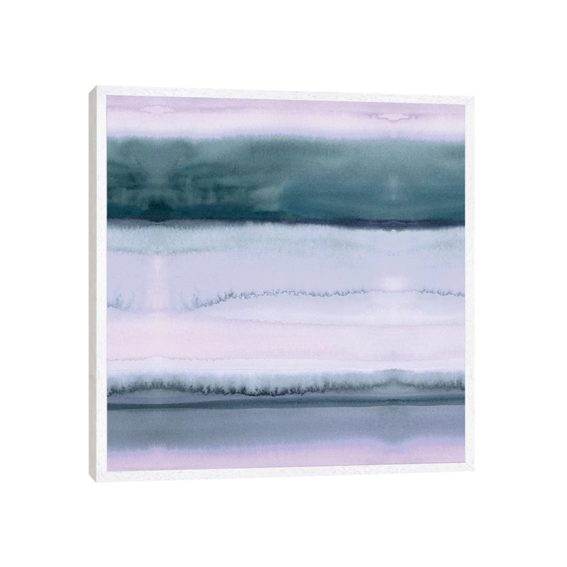 Story III by Stephanie Ryan - Painting on Canvas, White Floater Framed, 66.04cm H x 66.04cm W x 3.81cm D