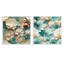 Crawfordsville - Ensemble de 2 collages carrés botaniques abstraits-101862031-101862033