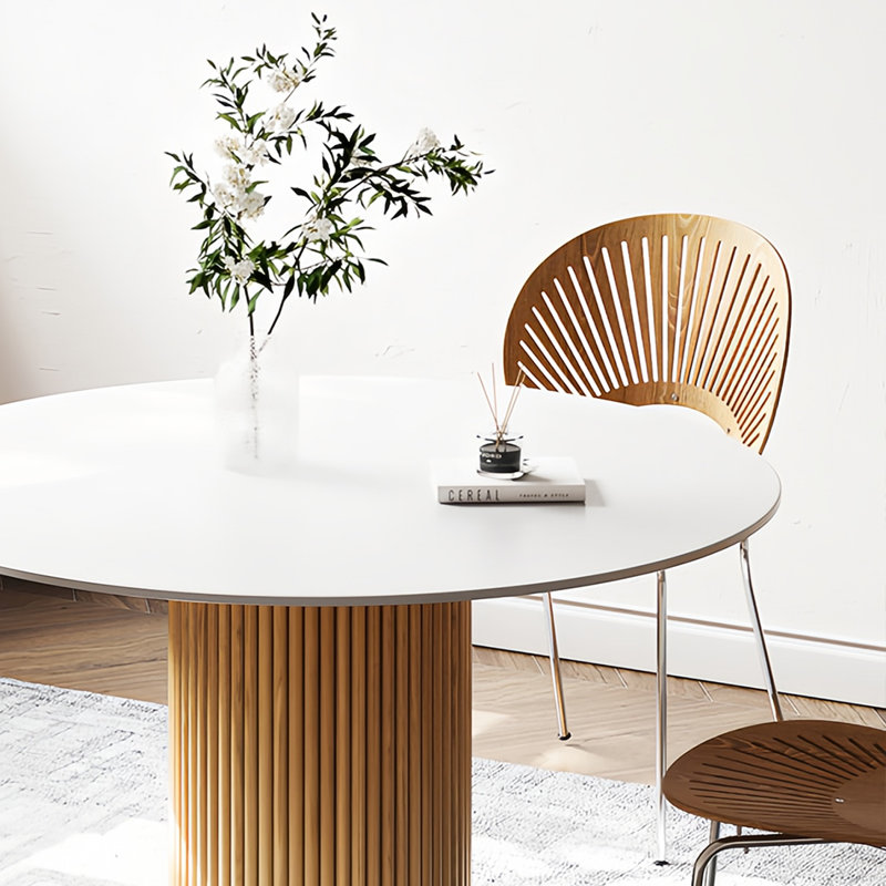 Table de salle à manger de qualité moderne, H 29,5 po x L 51,1 po x l 51,1 po