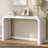 Minimalist Console Table With Elegant Lines And Arc-Shaped Edge-2058039344-2051064562