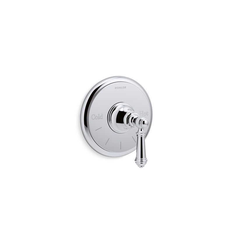 Artifacts® Thermostatic Valve Trim with Lever Handle, Vibrant Brushed Moderne Brass