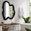 Miroir mural en bois massif-16764210-16764211