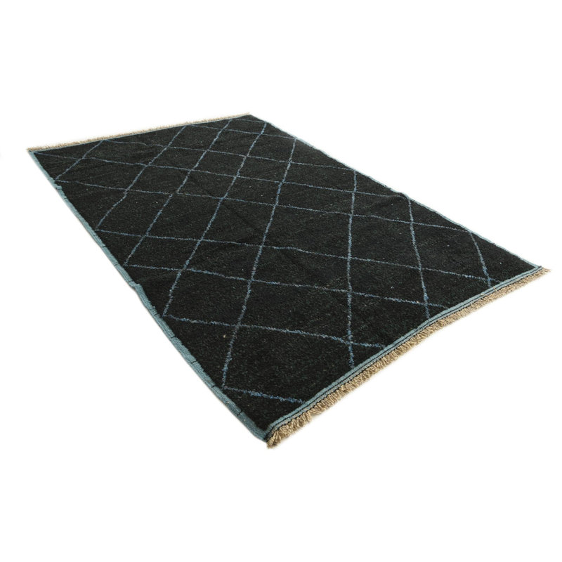 Tapis noir 6 x 9 Pinson